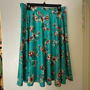 Floral Midi Skirt